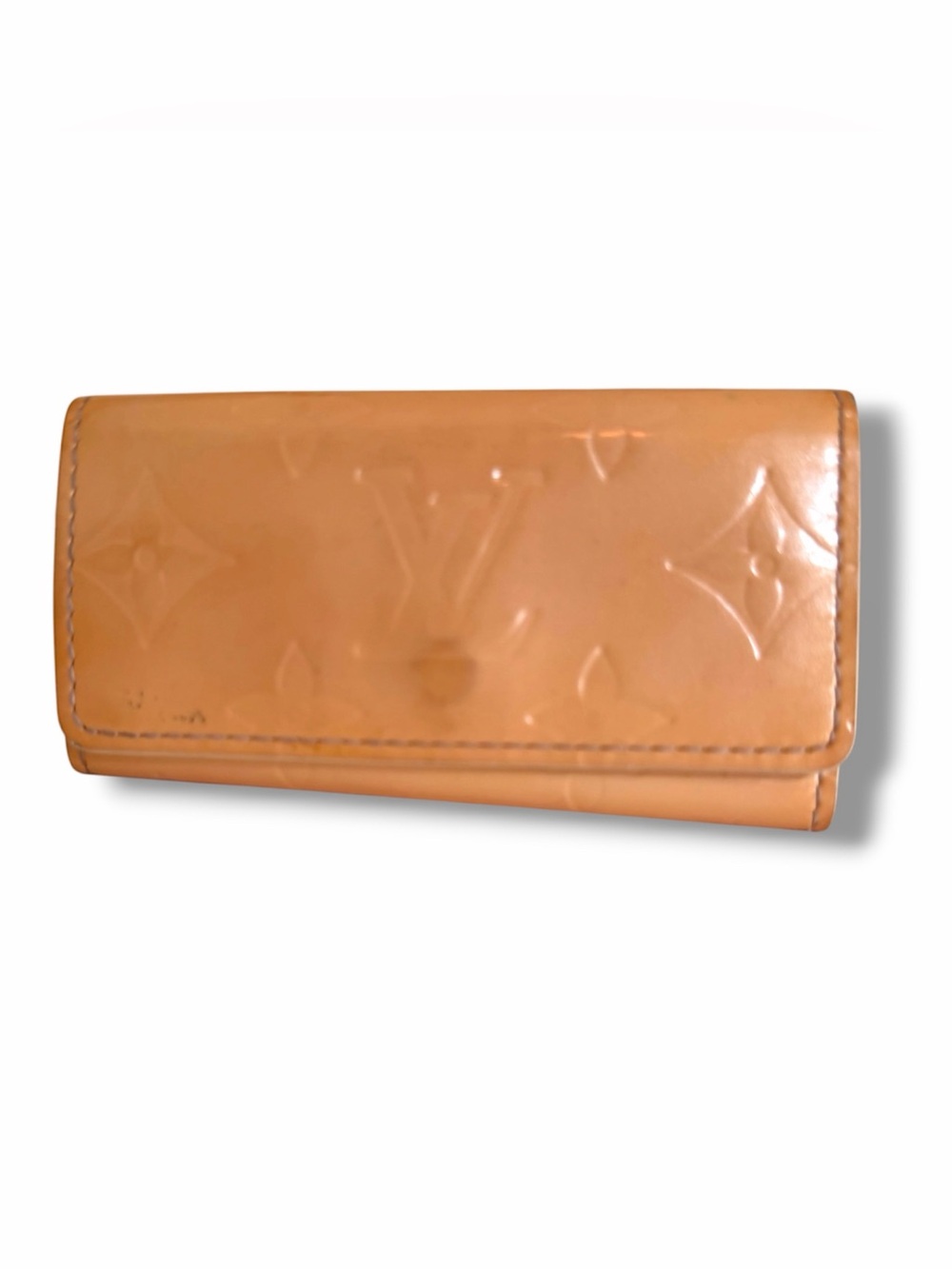 Louis Vuitton Beige 4 Ring Vernis Key-holder
